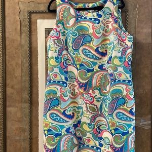 Sleeveless dress - beautiful colors - Lilly Pulitzer inspired!